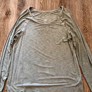 American Eagle Olive Green Long Sleeve